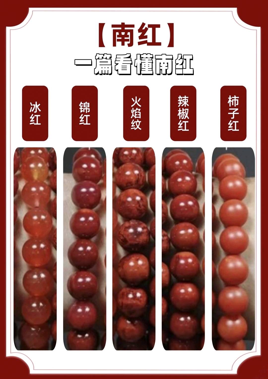 南红的不同类型
